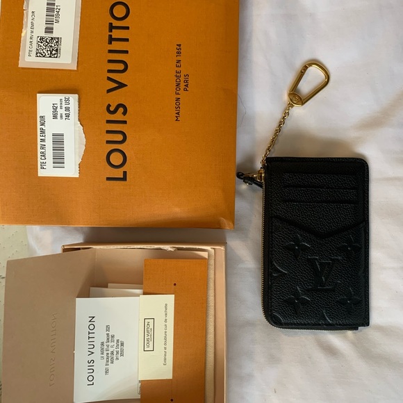 Lv Card Holder Keychain Recto Verso